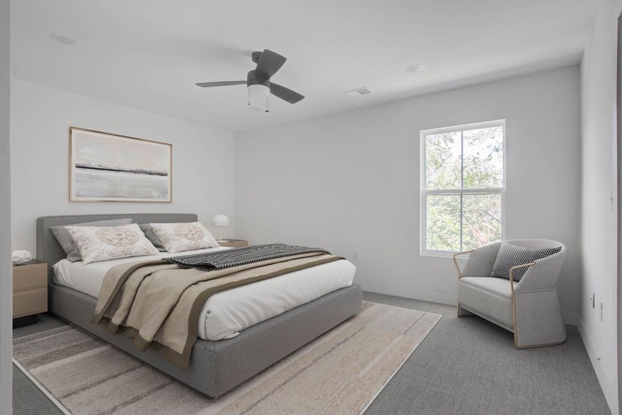 Furnished interior view inside a new home in , Hanahan (Image 5).