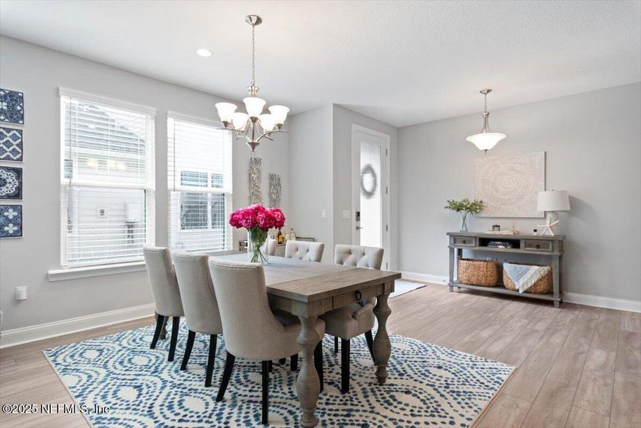 Furnished interior view inside a new home in , Jacksonville (Image 10). Furnished interior view inside a new home in , Jacksonville (Image 10).