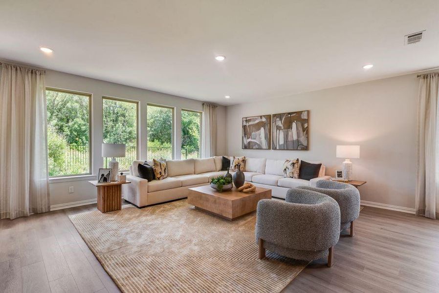Furnished interior view inside a new home in , Anna (Image 13).