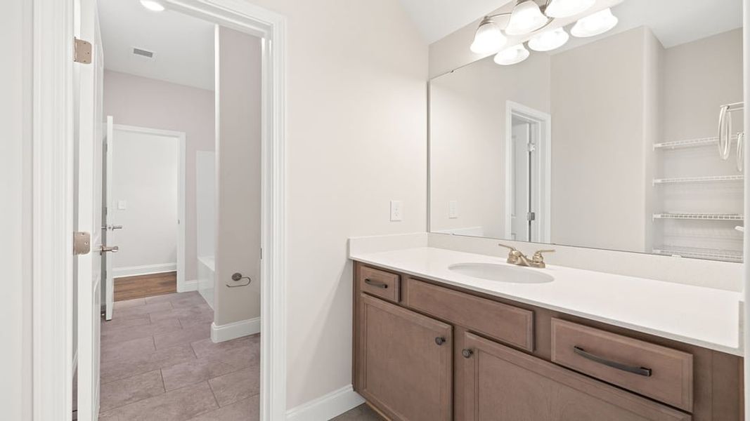 Furnished interior view inside a new home in Bentley Manor, Greer (Image 10).