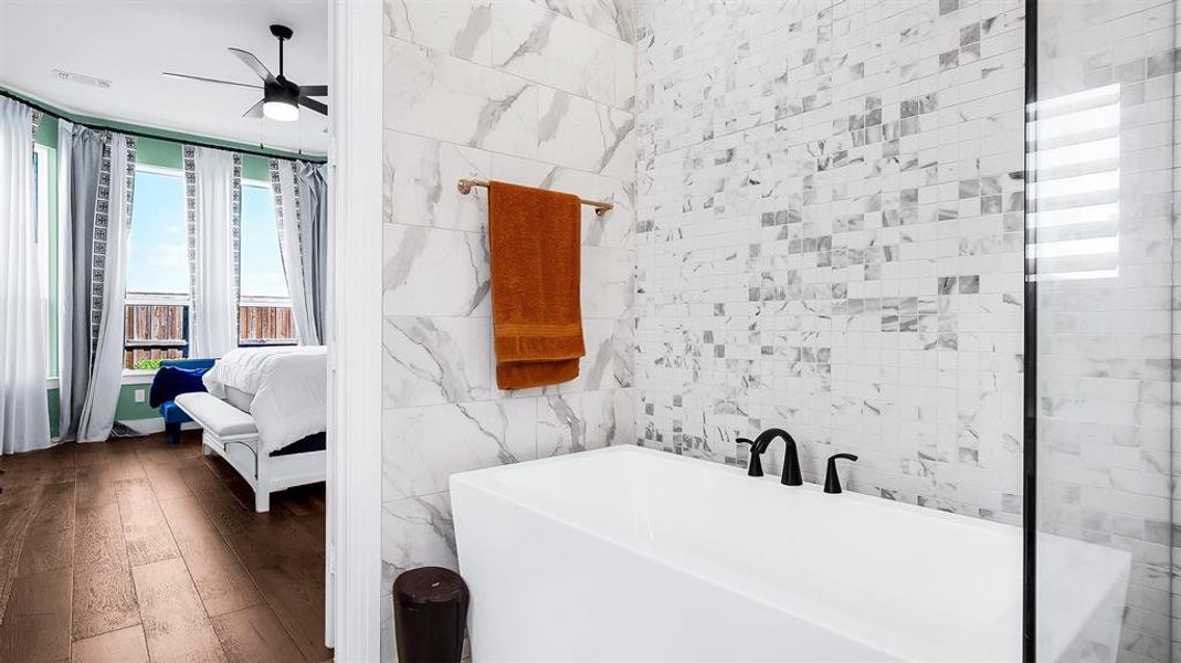 Furnished interior view inside a new home in Bel Air Village, Sherman (Image 19).