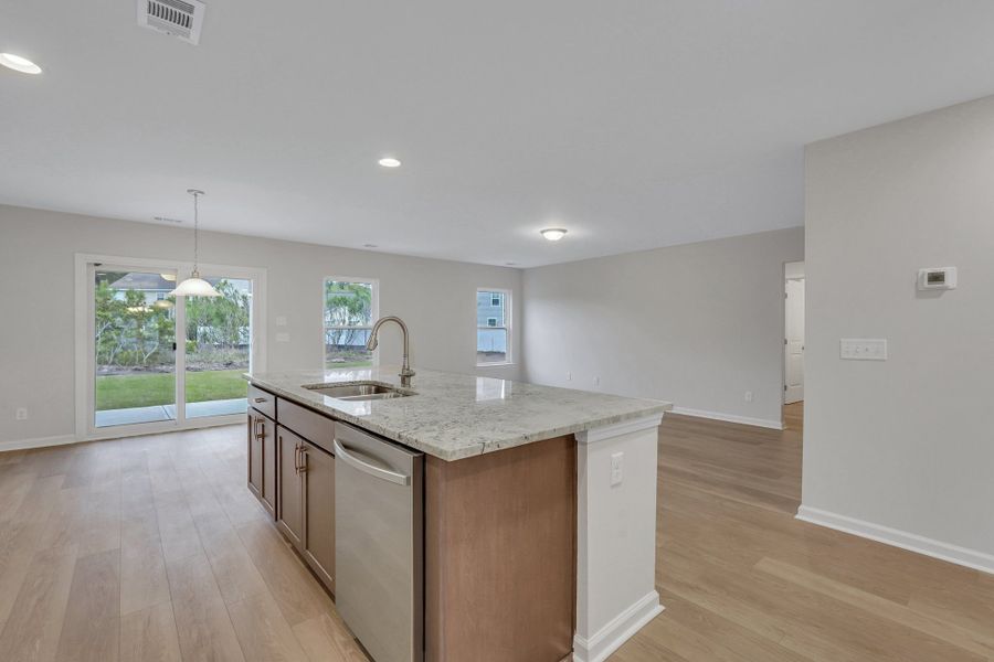 Representative furnished interior of a home built from the The Birch by Smith Family Homes in Lakeview Pines, Statesboro (Image 8).