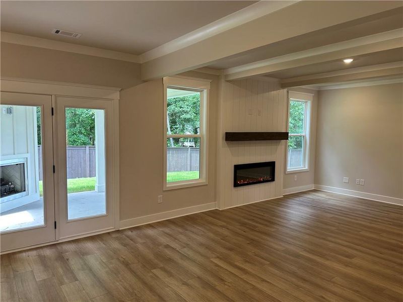 Spacious, unfurnished interior of a new home in Rosewood Lake Estates, Hoschton (Image 96).