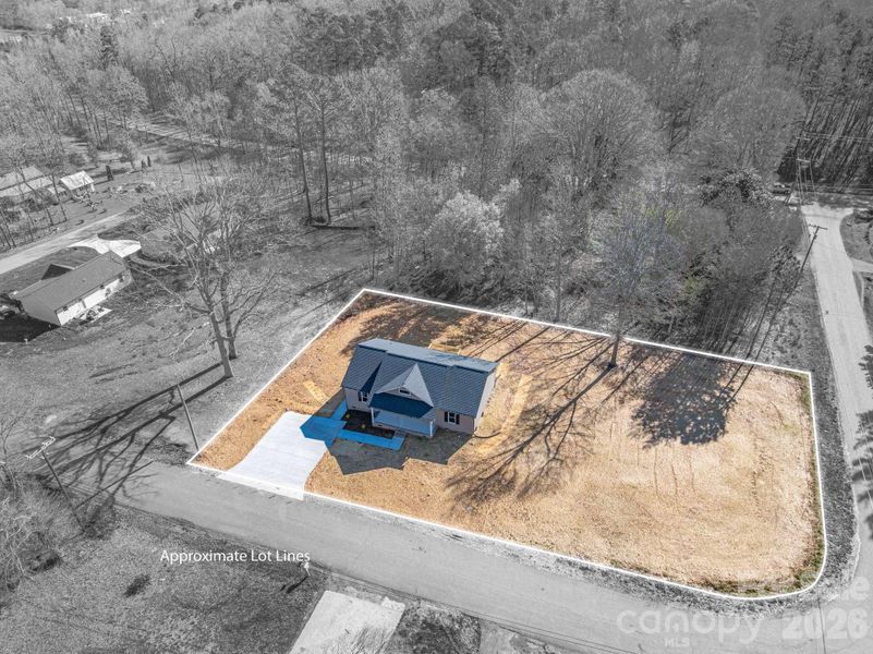 Aerial View of lot