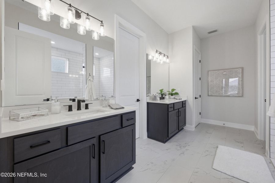 Furnished interior view inside a new home in , St. Augustine (Image 35).