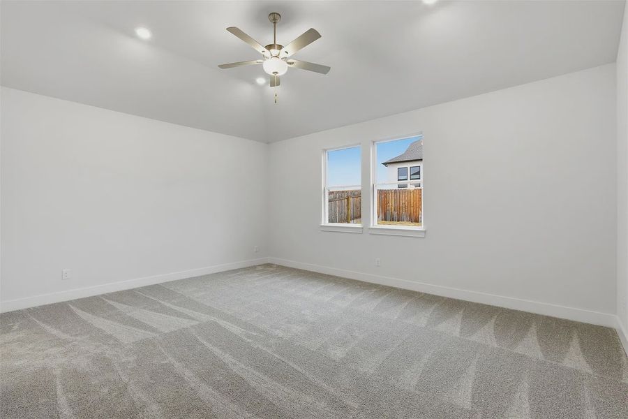 Representative unfurnished interior of a home built from the Oliver 2015 S TLT by Saratoga Homes in Lakeside at Tessera on Lake Travis, Lago Vista (Image 18).