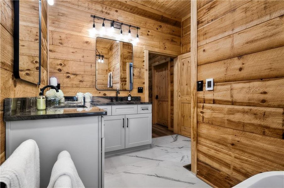 Furnished interior view inside a new home in , Blue Ridge (Image 15).
