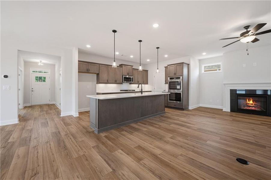 Furnished interior view inside a new home in , Hiram (Image 11).