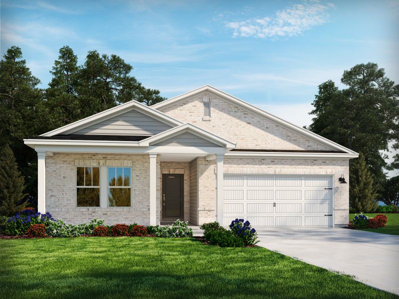 Representative exterior photo of a completed home built from the Chandler by Meritage Homes in Wyncliff, Clarksville, TN (Image 10).