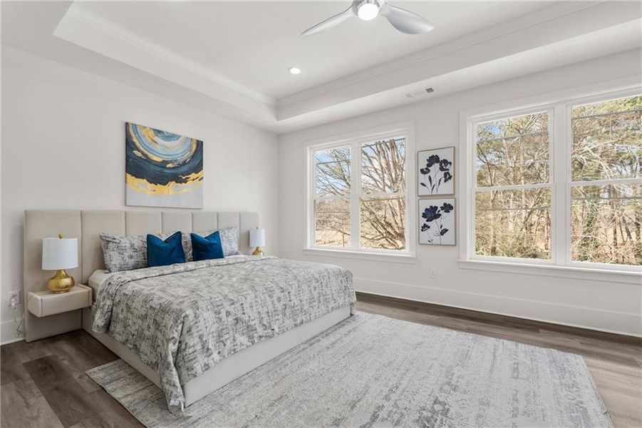 Furnished interior view inside a new home in , Atlanta (Image 35).