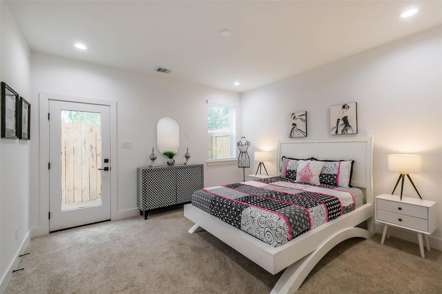 Furnished interior view inside a new home in , Houston (Image 4).