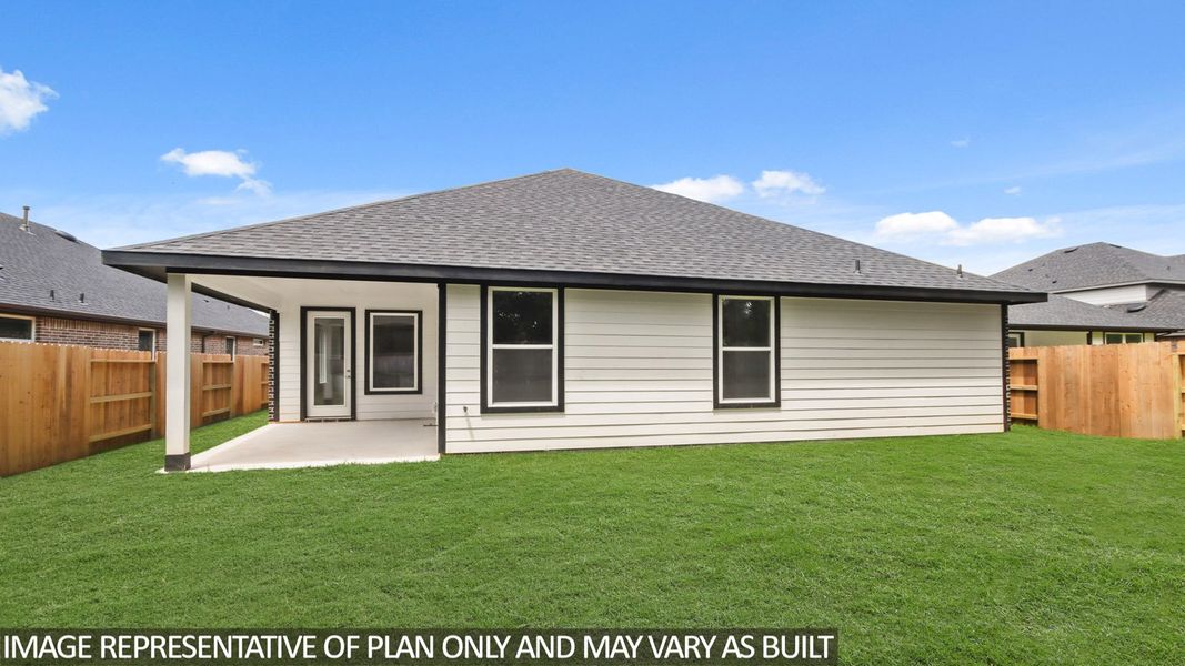 Representative exterior photo of a completed home built from the Amethyst by D.R. Horton in Hills of Westlake, Conroe, TX (Image 18). Representative exterior photo of a completed home built from the Amethyst by D.R. Horton in Hills of Westlake, Conroe, TX (Image 18).