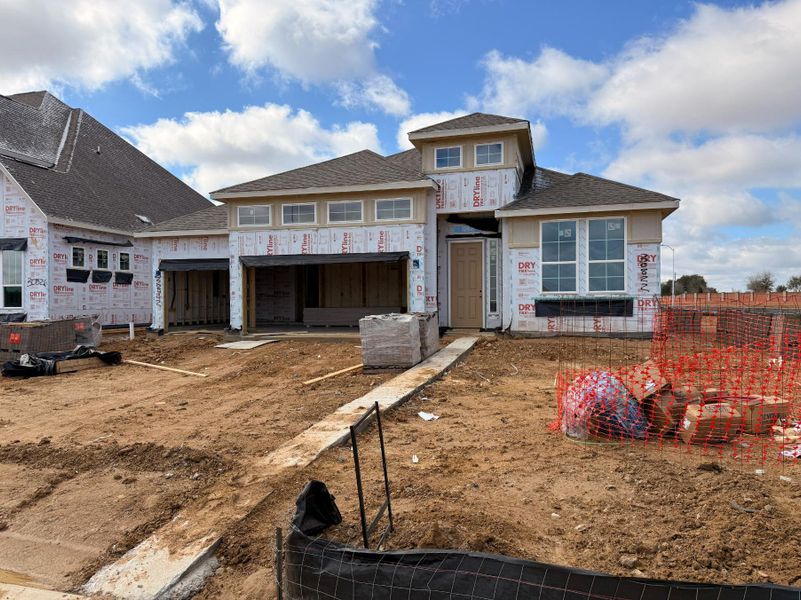 Construction progress Construction progress