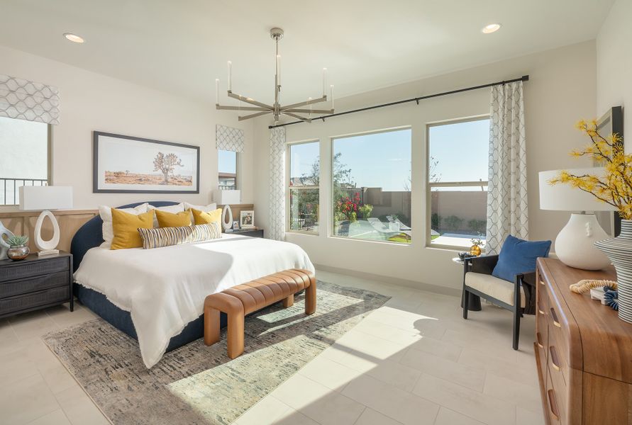 Representative furnished interior of a home built from the The Pineridge by David Weekley Homes in Tamber at Soleo, San Tan Valley (Image 4).