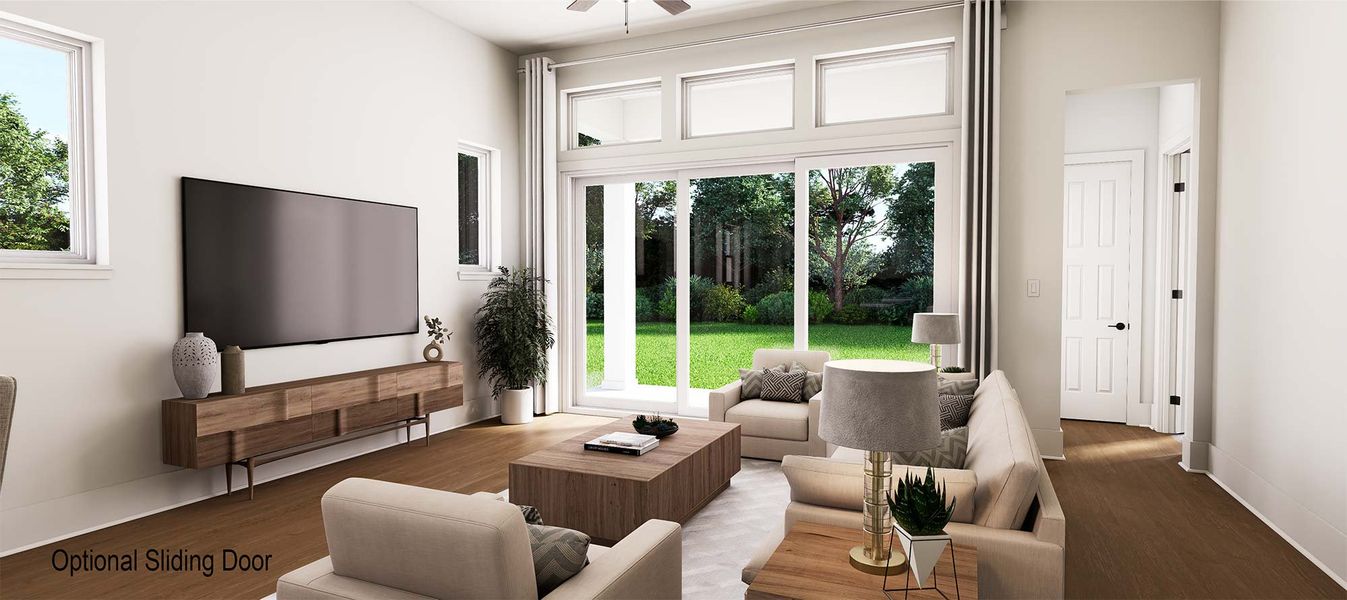 The Crystal Beach - Optional Sliding Door