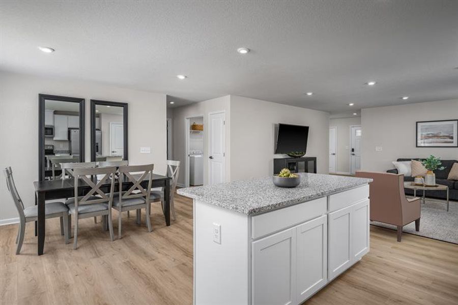 Representative furnished interior of a home built from the Tupelo by Ryan Homes in Derby Run, Smyrna (Image 5).