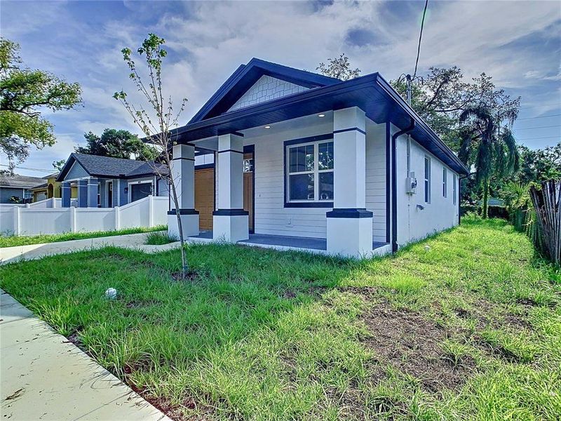 Front exterior of a new home in , Tampa, FL, highlighting curb appeal (Image 2). Front exterior of a new home in , Tampa, FL, highlighting curb appeal (Image 2).
