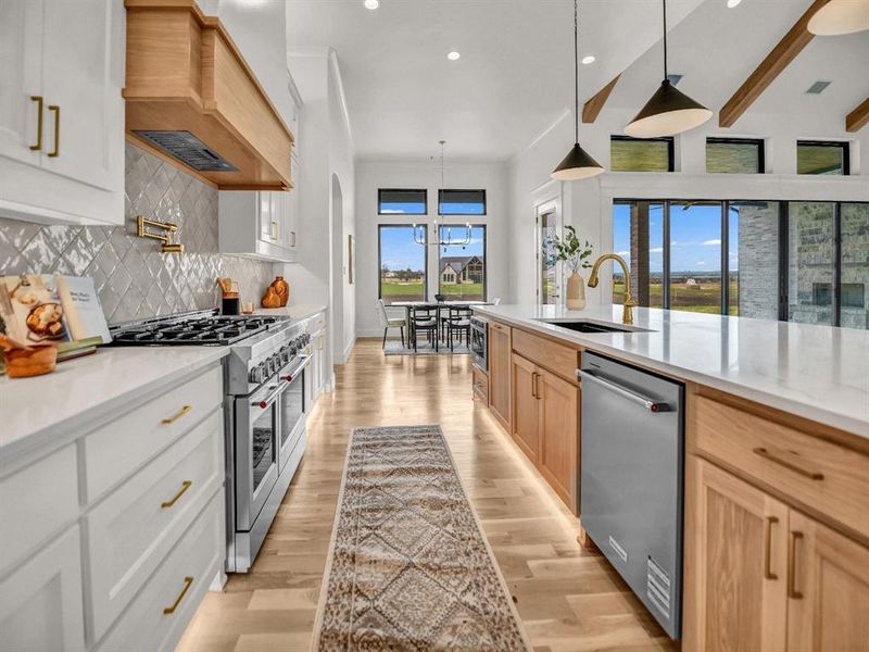 Furnished interior view inside a new home in , Aledo (Image 23).