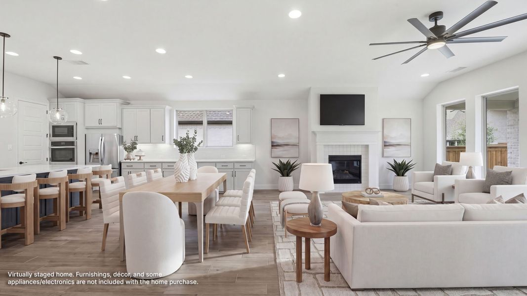 Furnished interior view inside a new home in Terraces, Rockwall (Image 5).