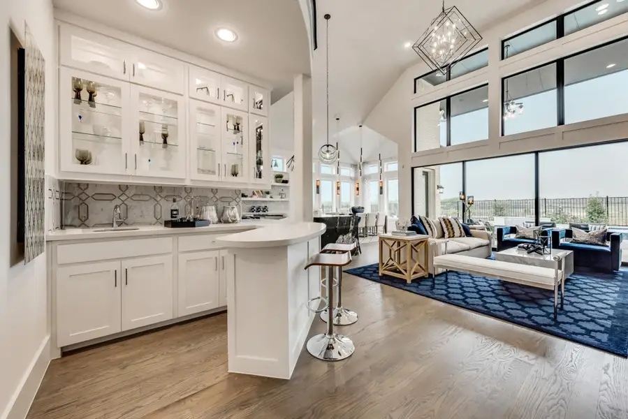 Representative furnished interior of a home built from the Grand South Pointe 3 Car Garage by Grand Homes in Heath Golf & Yacht Club, Heath (Image 12). Representative furnished interior of a home built from the Grand South Pointe 3 Car Garage by Grand Homes in Heath Golf & Yacht Club, Heath (Image 12).
