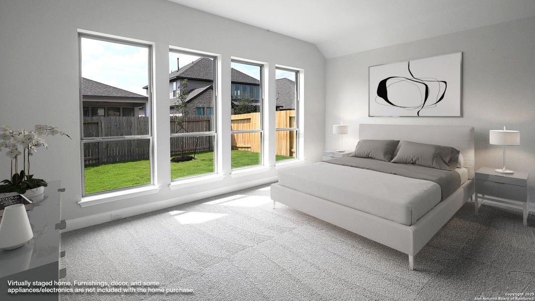 Furnished interior view inside a new home in Meadows Of Mill Creek 50', Seguin (Image 5).