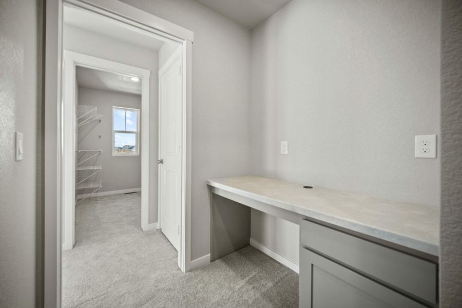 Representative furnished interior of a home built from the Cheyenne by View Homes in Aspen Meadows – Townhomes, Colorado Springs (Image 7). Representative furnished interior of a home built from the Cheyenne by View Homes in Aspen Meadows – Townhomes, Colorado Springs (Image 7).