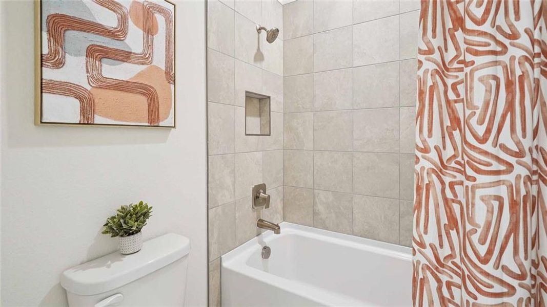 Furnished interior view inside a new home in Sandal Key, Weeki Wachee (Image 24). Furnished interior view inside a new home in Sandal Key, Weeki Wachee (Image 24).