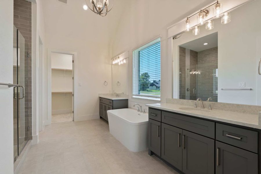 Furnished interior view inside a new home in Chapel Bend, Montgomery (Image 10). Furnished interior view inside a new home in Chapel Bend, Montgomery (Image 10).