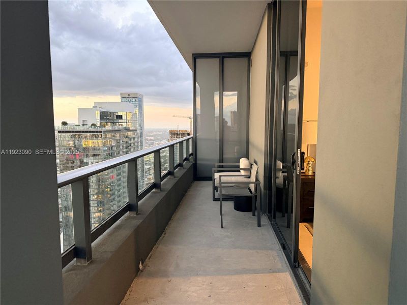 Exterior details and patio area of a home in , Miami (Image 1). Exterior details and patio area of a home in , Miami (Image 1).