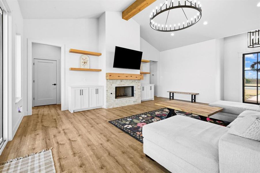 Furnished interior view inside a new home in , Abilene (Image 6).