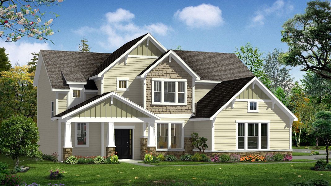 Image 2 representing the Arlington by DRB Homes in Blake Pond, Lillington, NC.