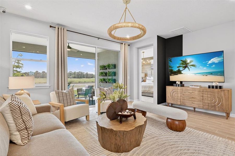 Furnished interior view inside a new home in Crosswind Ranch, Parrish (Image 8).