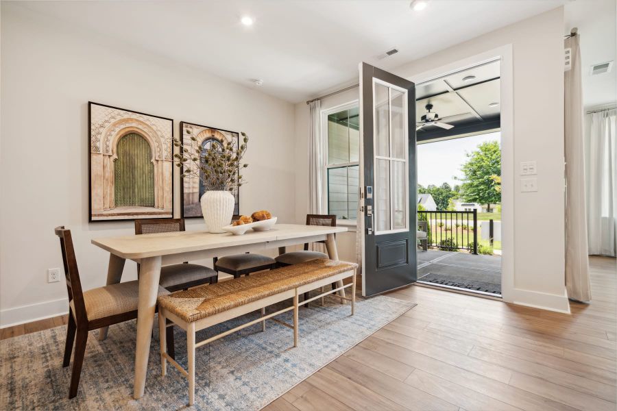 Representative furnished interior of a home built from the Boyd by Tri Pointe Homes in Seven Oaks, Belmont (Image 5).
