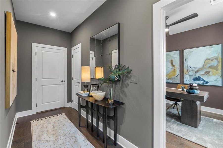 Furnished interior view inside a new home in The Harman, Atlanta (Image 17).