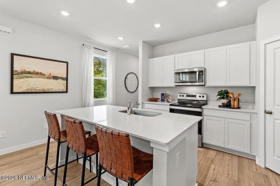 Furnished interior view inside a new home in , Jacksonville (Image 9).