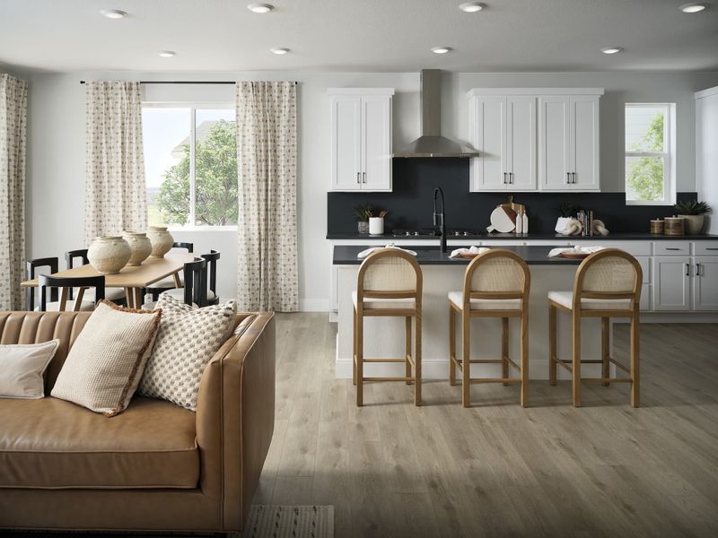 Furnished interior view inside a new home in Brighton Crossings, Brighton (Image 5).