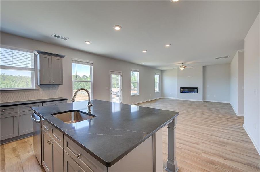 Furnished interior view inside a new home in Bowers Farm, McDonough (Image 8).