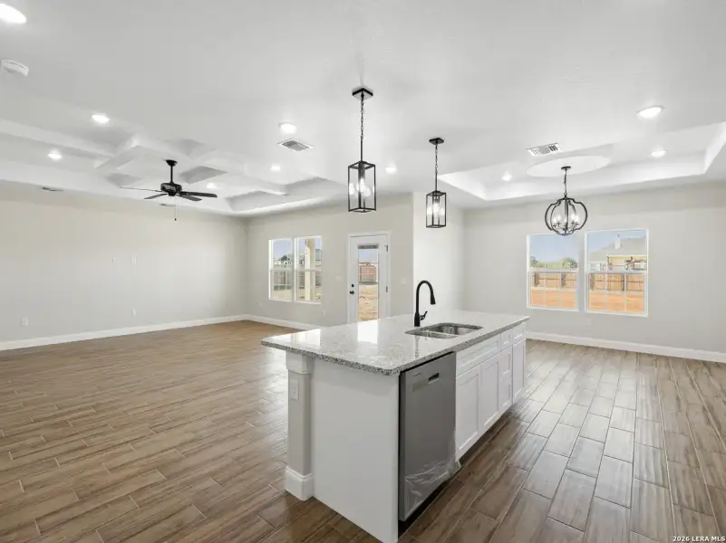 Furnished interior view inside a new home in , San Antonio (Image 10).