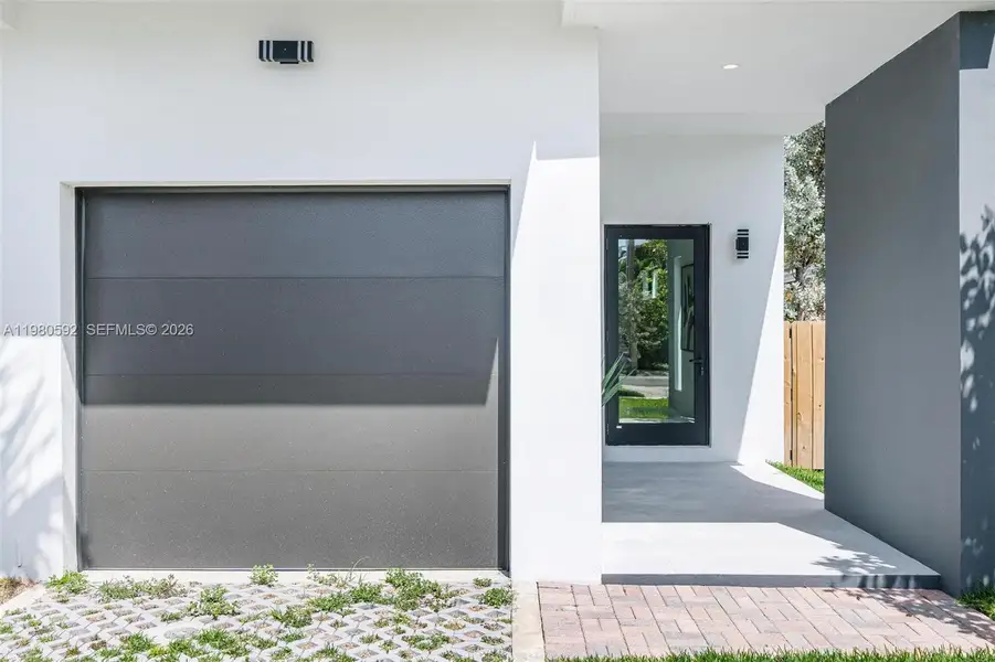 Exterior details and patio area of a home in , Miami (Image 4).