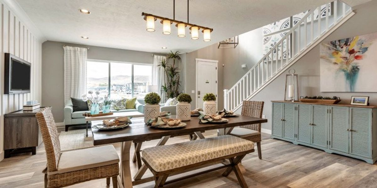 Furnished interior view inside a new home in , Salem (Image 17).