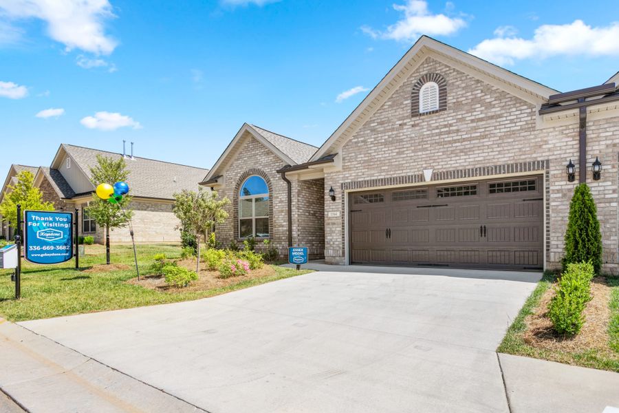 Front exterior of a new home in Northborough, Colfax, NC, highlighting curb appeal (Image 22).