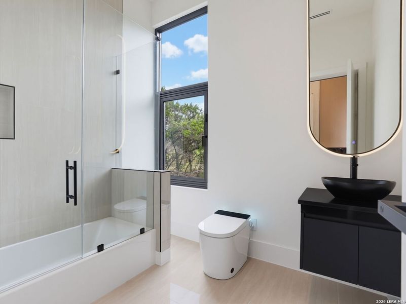 Furnished interior view inside a new home in , San Antonio (Image 48).
