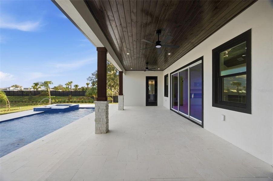 Exterior details and patio area of a home in , Plant City (Image 39).