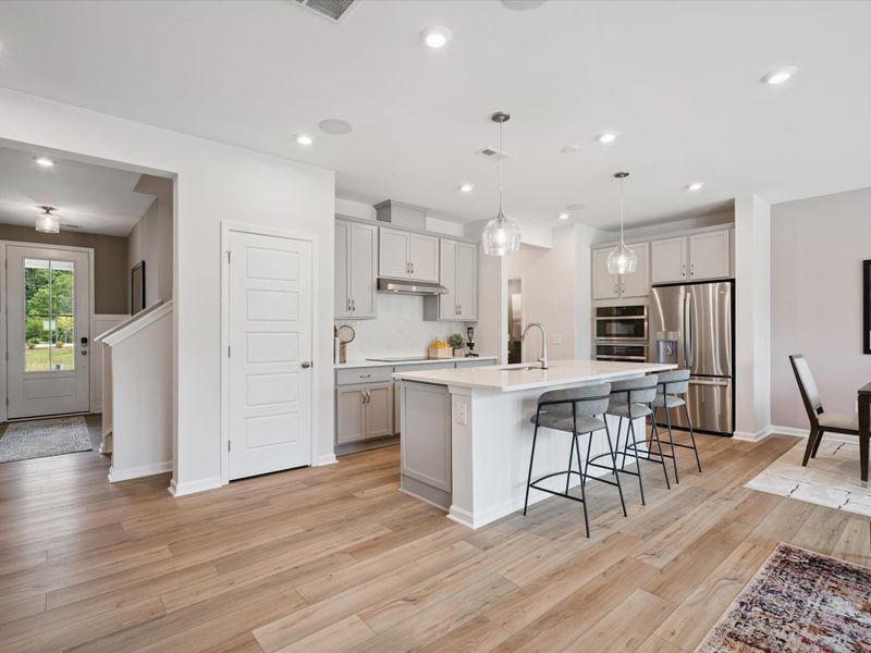Representative furnished interior of a home built from the Catawba by Tri Pointe Homes in Millstone, Cramerton (Image 9).