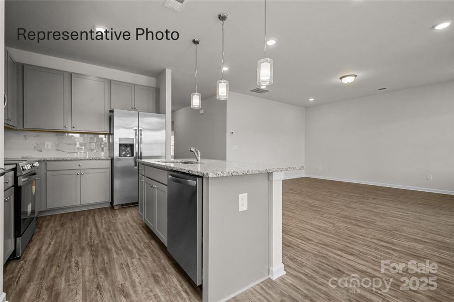 Furnished interior view inside a new home in Pine Bluff, Midland (Image 3).