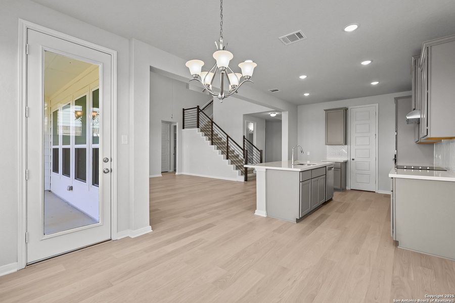 Furnished interior view inside a new home in Megan's Landing 50', Castroville (Image 6).