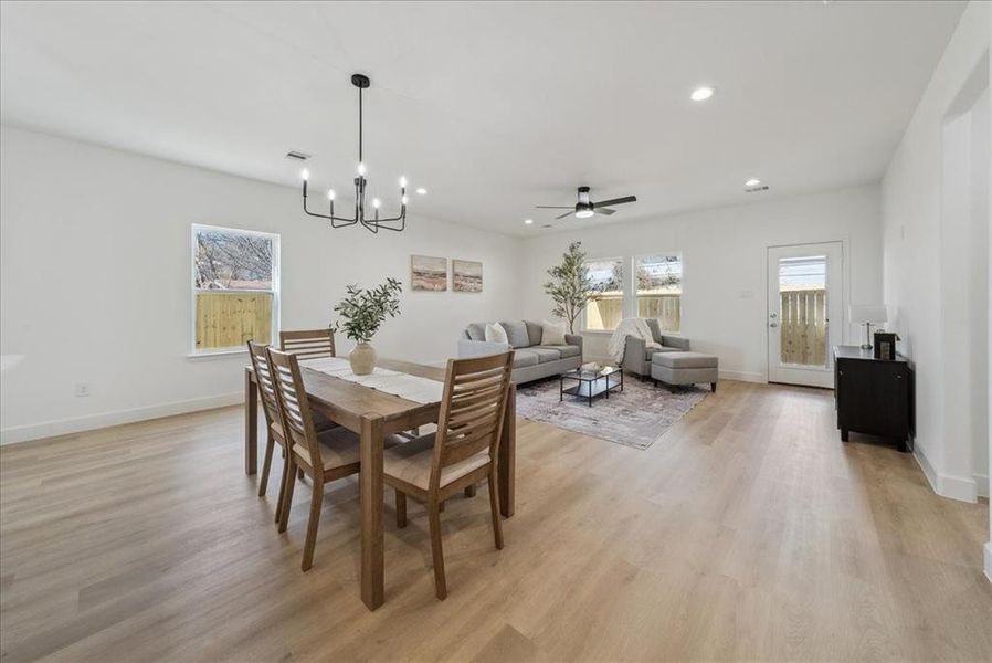 Furnished interior view inside a new home in , Fort Worth (Image 12).