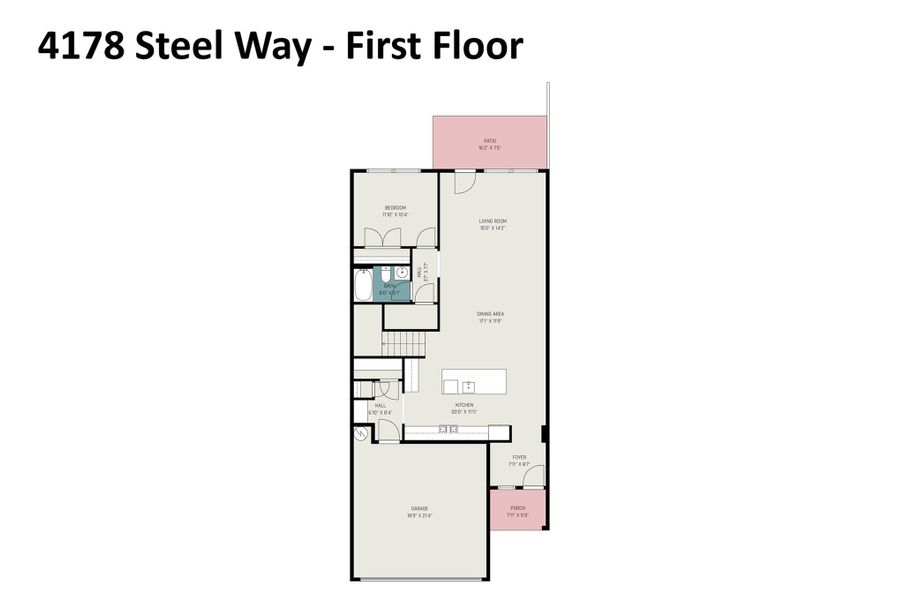 2D floor plan layout of this home in , Sherrills Ford, NC (Image 5).