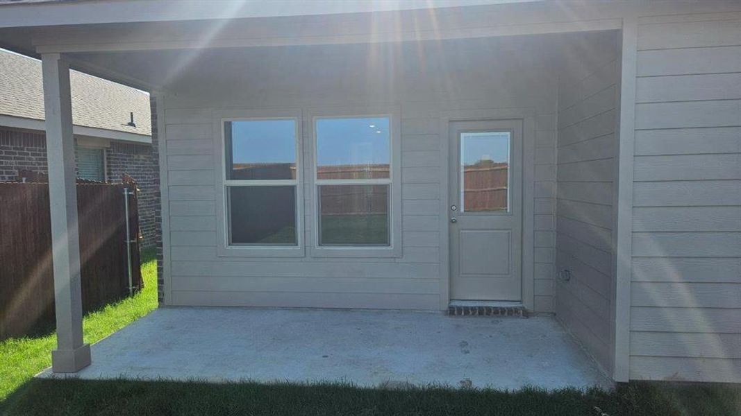 Covered back Patio Covered back Patio