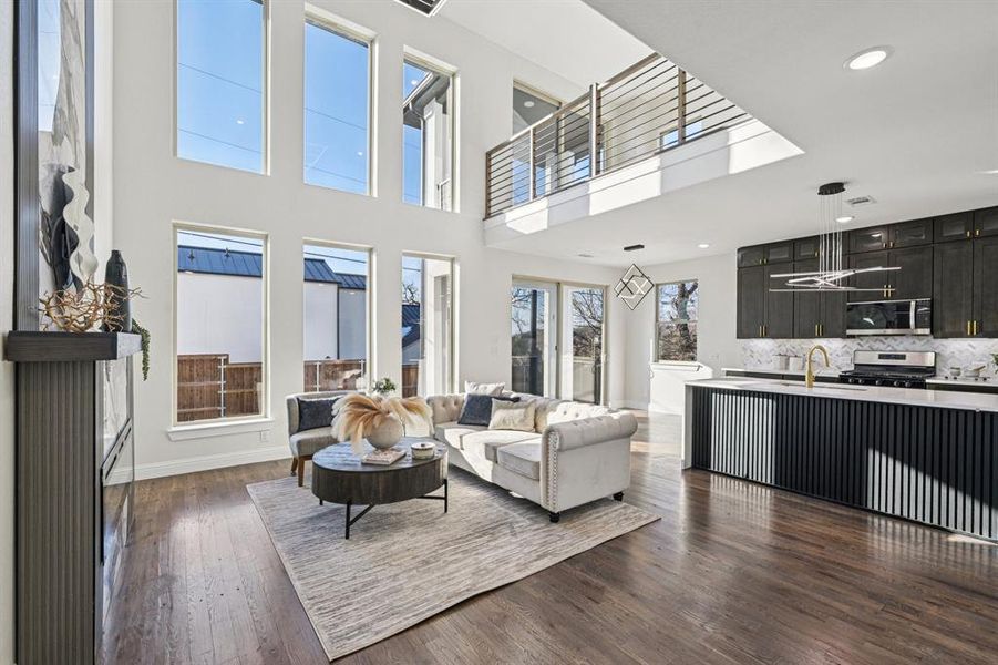 Furnished interior view inside a new home in , Keller (Image 30). Furnished interior view inside a new home in , Keller (Image 30).